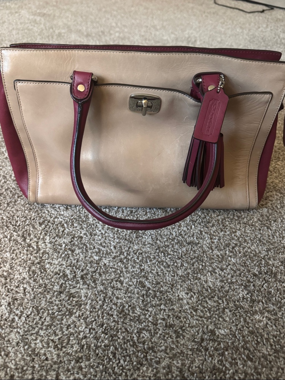 Coach Legacy Colorblock Leather Satchel (style 25305)